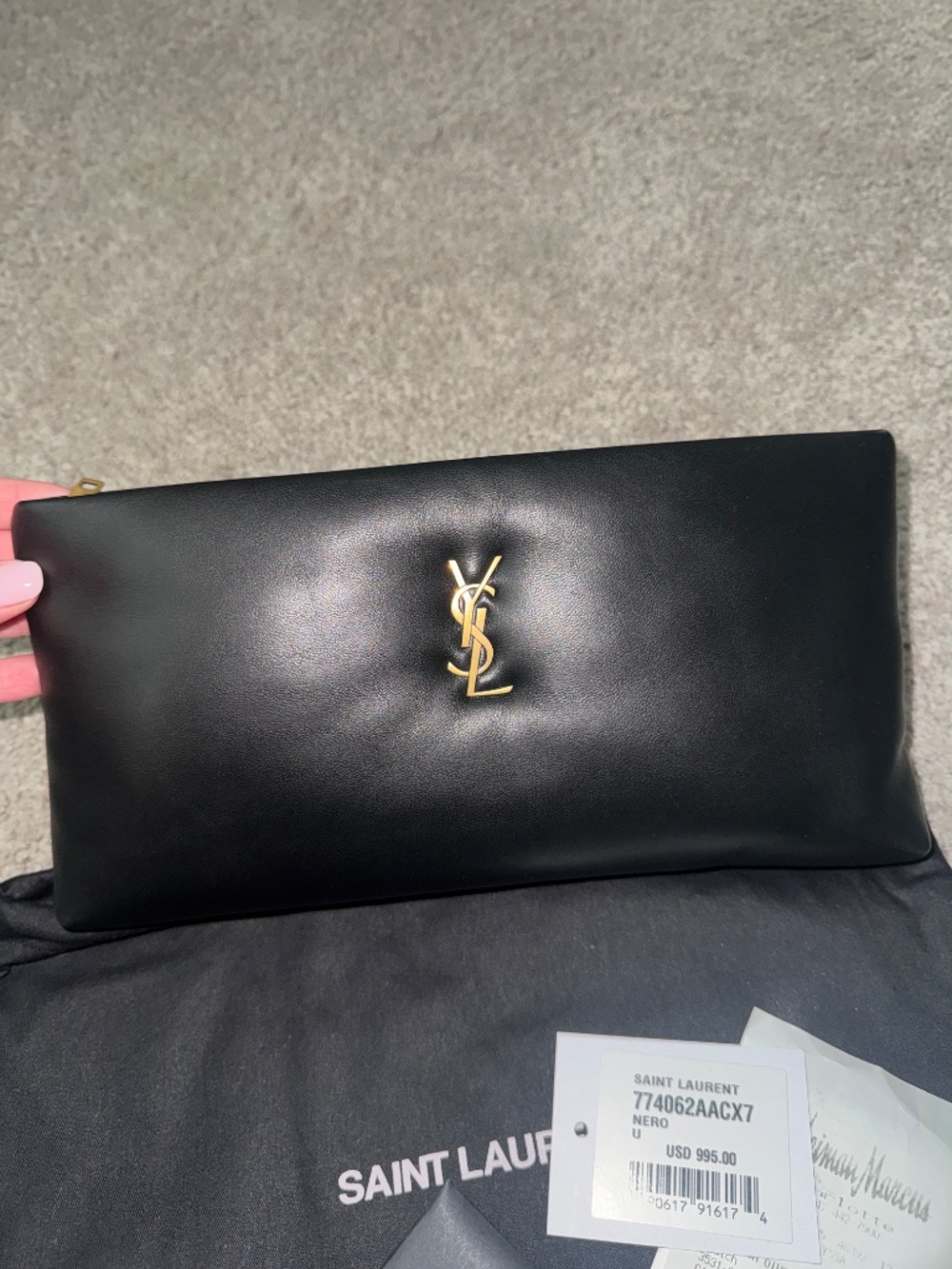 YSL Calypso ziptop clutch - Picture 2 of 4